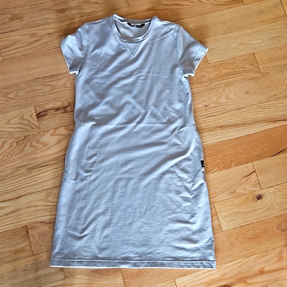 The North Face Women's Cotton T-shirt Dress Soze Medium Gray